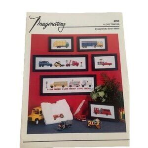Imaginating I Love Trucks Cross Stitch Designs Book 83